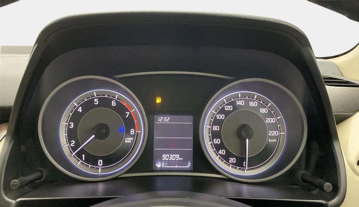 2018 Maruti Dzire VXI, Petrol, Manual, 90,472 km, Odometer Image