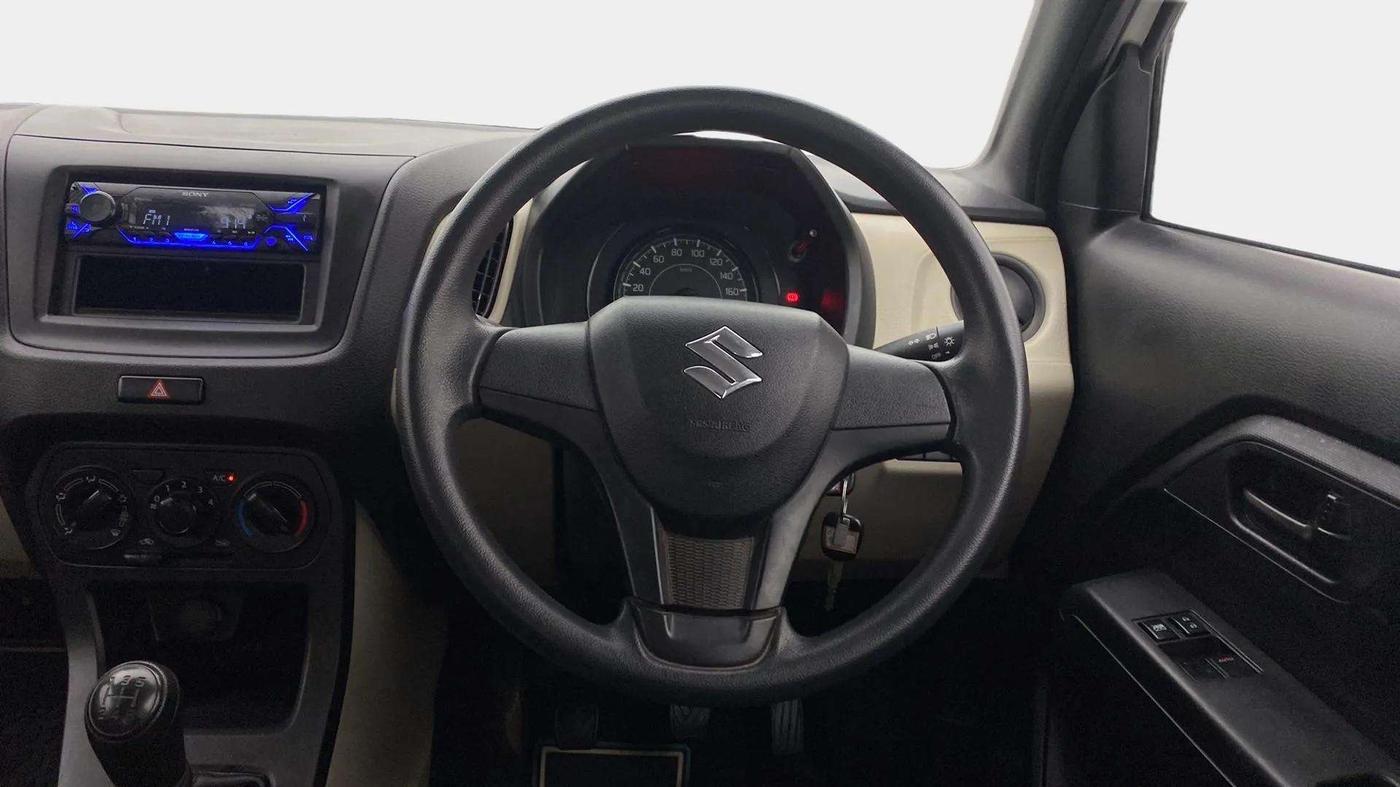 2020 Maruti New Wagon-R LXI 1.0, Petrol, Manual, 47,562 km, Steering Wheel Close Up