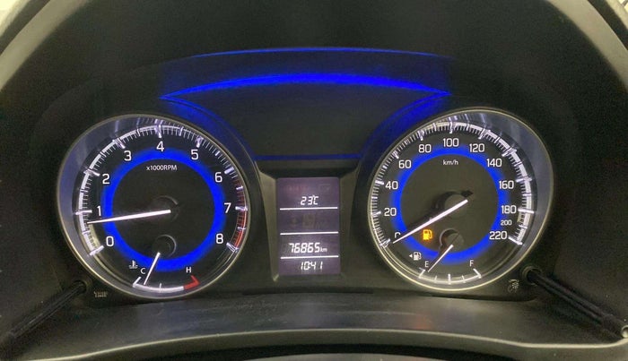 2018 Maruti Baleno DELTA PETROL 1.2, Petrol, Manual, 76,858 km, Odometer Image