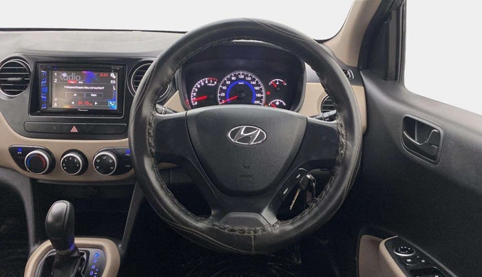 2017 Hyundai Grand i10 MAGNA AT 1.2 KAPPA VTVT, Petrol, Automatic, 39,402 km, Steering Wheel Close Up