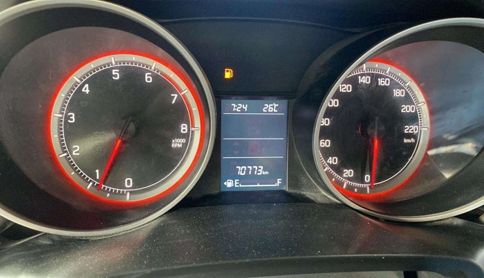 2019 Maruti Swift ZXI, Petrol, Manual, 70,975 km, Odometer Image