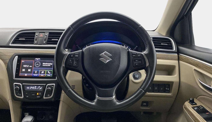 2021 Maruti Ciaz ALPHA  AT 1.5 SHVS PETROL, Petrol, Automatic, 53,966 km, Steering Wheel Close Up