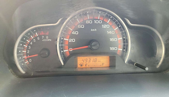 2018 Maruti Alto K10 VXI, Petrol, Manual, 49,384 km, Instrument cluster - Glass has scratches