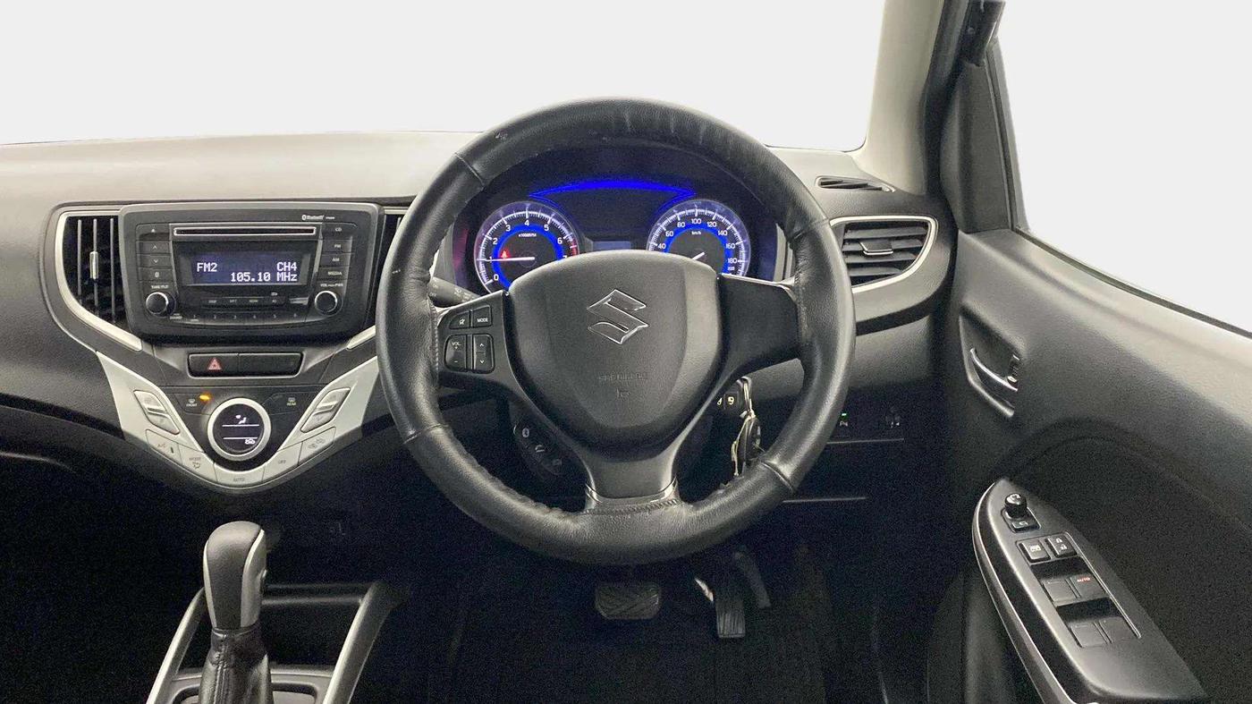 2018 Maruti Baleno DELTA CVT PETROL 1.2, Petrol, Automatic, 36,032 km, Steering Wheel Close Up