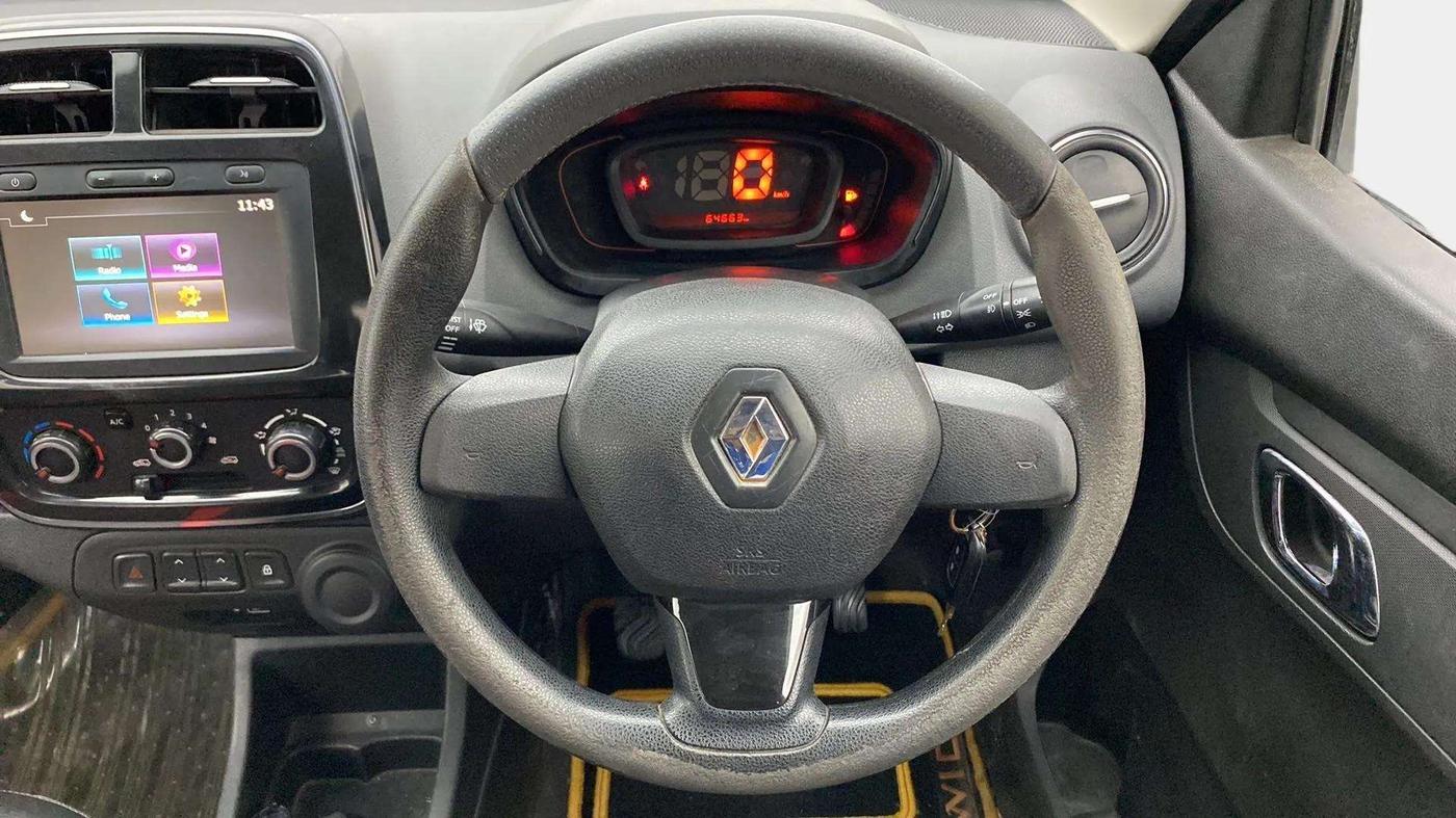 2019 Renault Kwid RXT 1.0 (O), Petrol, Manual, 64,796 km, Steering Wheel Close Up
