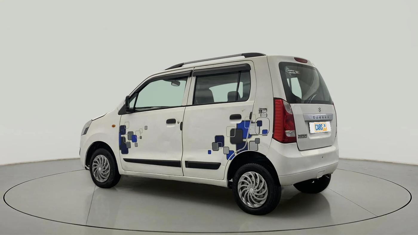 2018 Maruti Wagon R 1.0 LXI CNG, CNG, Manual, 83,706 km, Left Back Diagonal