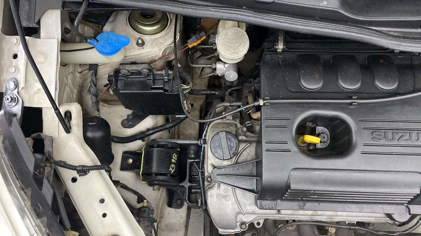 2018 Maruti Wagon R 1.0 LXI CNG, CNG, Manual, 83,706 km, Engine View - Right