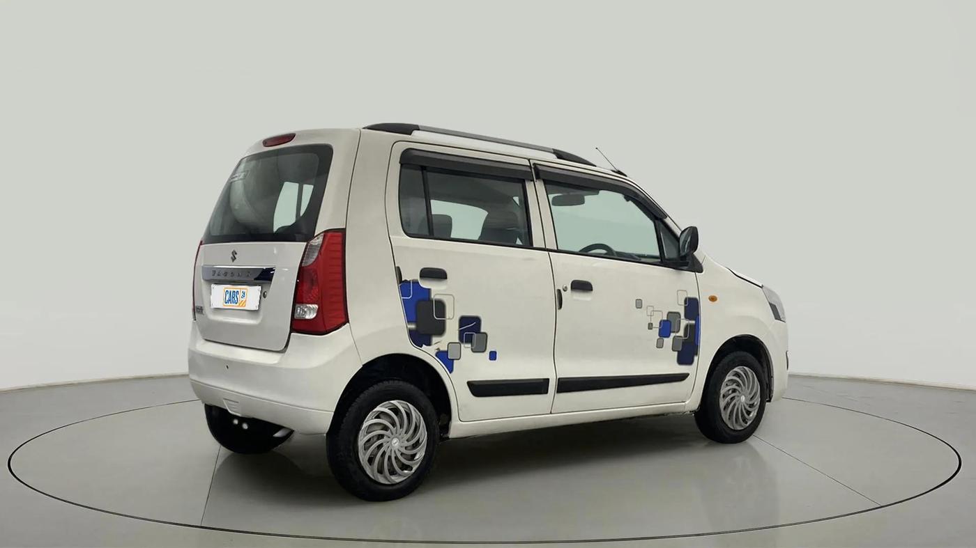 2018 Maruti Wagon R 1.0 LXI CNG, CNG, Manual, 83,706 km, Right Back Diagonal