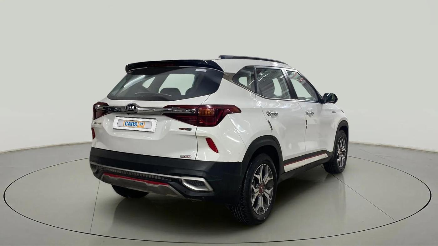 2020 KIA SELTOS GTX PLUS DCT 1.4 PETROL, Petrol, Automatic, 76,209 km, Right Back Diagonal