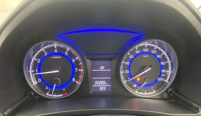 2017 Maruti Baleno DELTA PETROL 1.2, Petrol, Manual, 33,308 km, Odometer Image