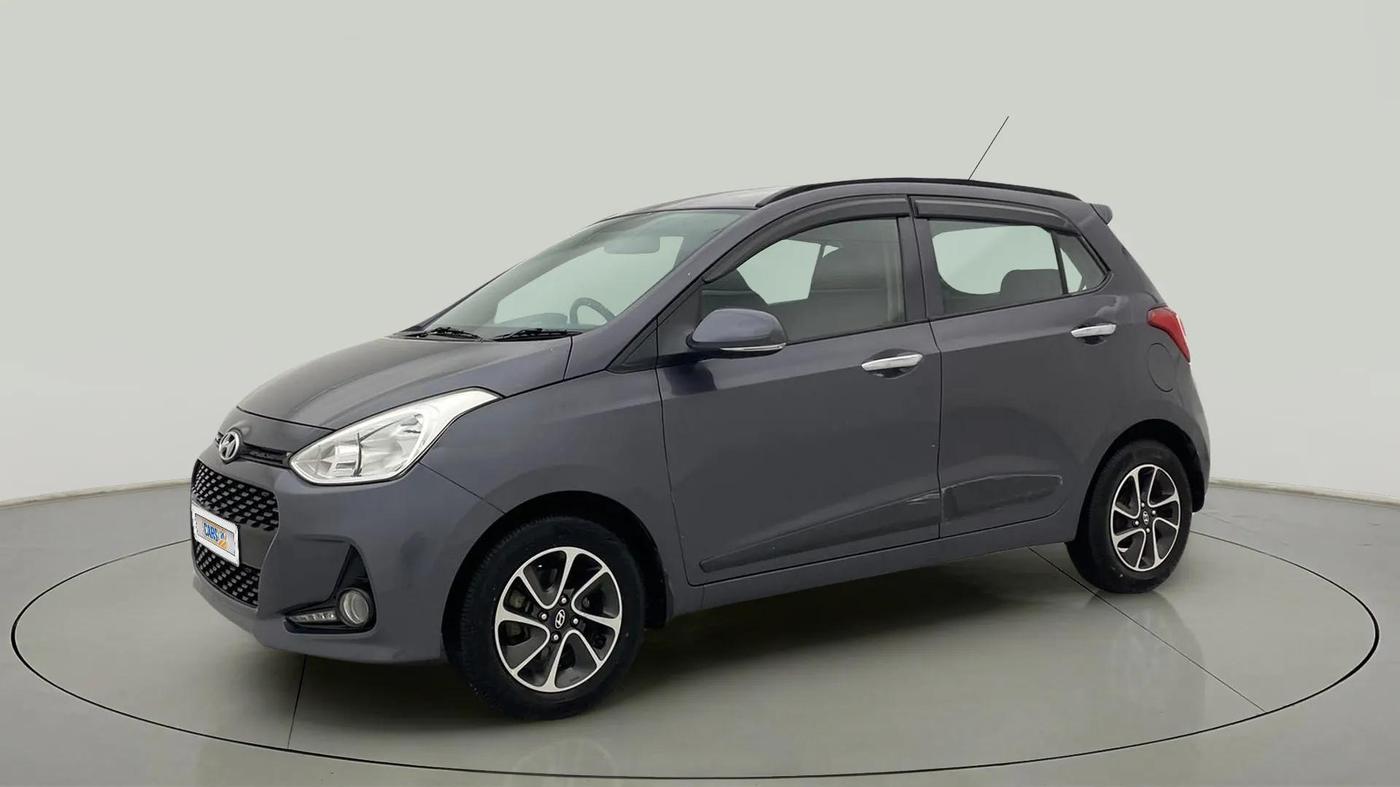 2017 Hyundai Grand i10 ASTA 1.2 KAPPA VTVT, Petrol, Manual, 65,753 km, Left Front Diagonal