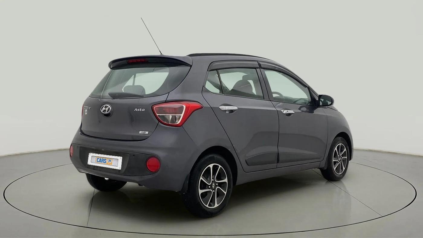 2017 Hyundai Grand i10 ASTA 1.2 KAPPA VTVT, Petrol, Manual, 65,753 km, Right Back Diagonal