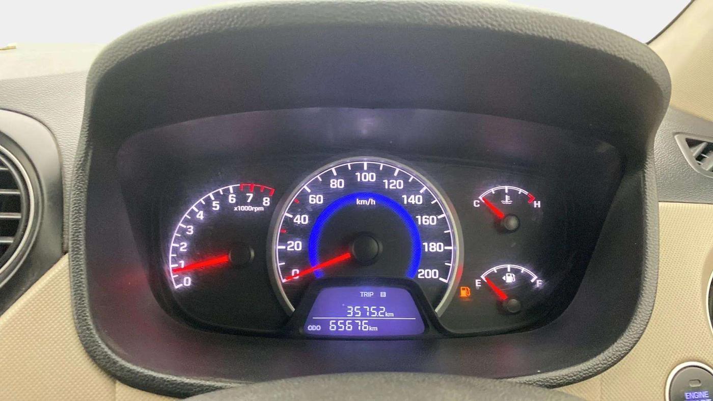 2017 Hyundai Grand i10 ASTA 1.2 KAPPA VTVT, Petrol, Manual, 65,753 km, Odometer Image
