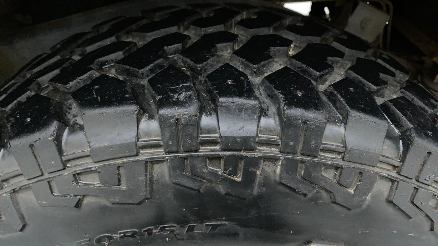 2018 Mahindra Thar CRDE 4X4 BS IV, Diesel, Manual, 36,652 km, Right Rear Tyre Tread
