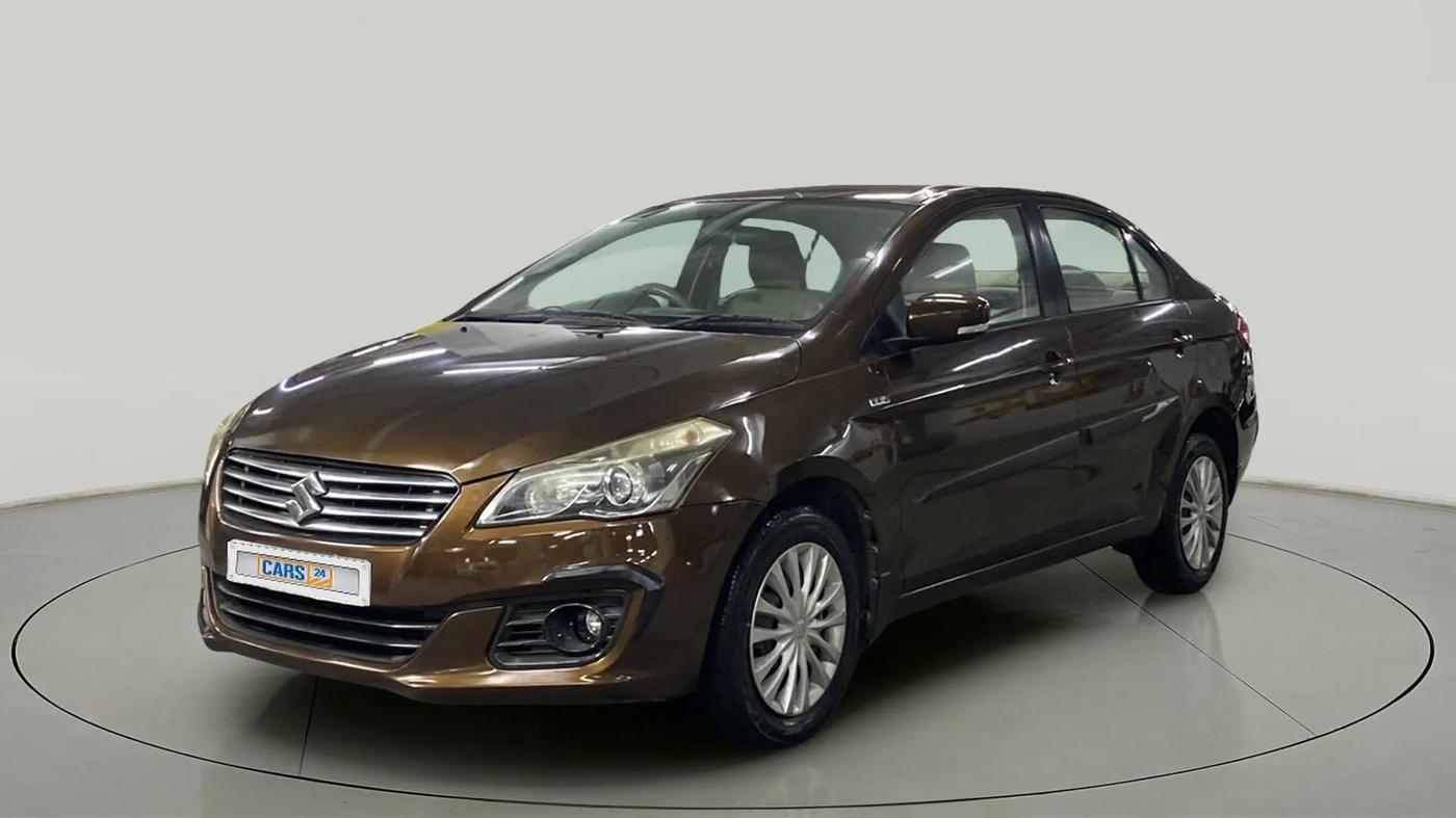 2016 Maruti Ciaz VDI+ SHVS, Diesel, Manual, 48,309 km, Left Front Diagonal