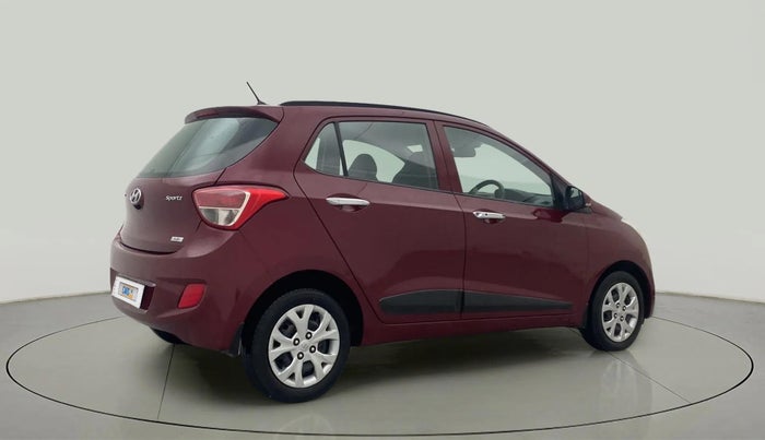 2014 Hyundai Grand i10 SPORTZ 1.2 KAPPA VTVT, Petrol, Manual, 71,321 km, Right Back Diagonal