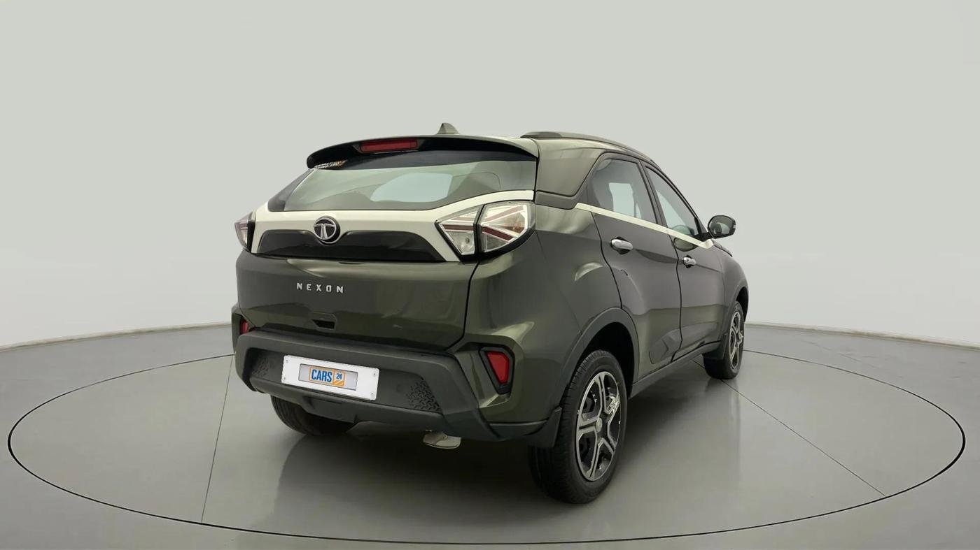 2020 Tata NEXON XM SUNROOF PETROL, Petrol, Manual, 53,641 km, Right Back Diagonal