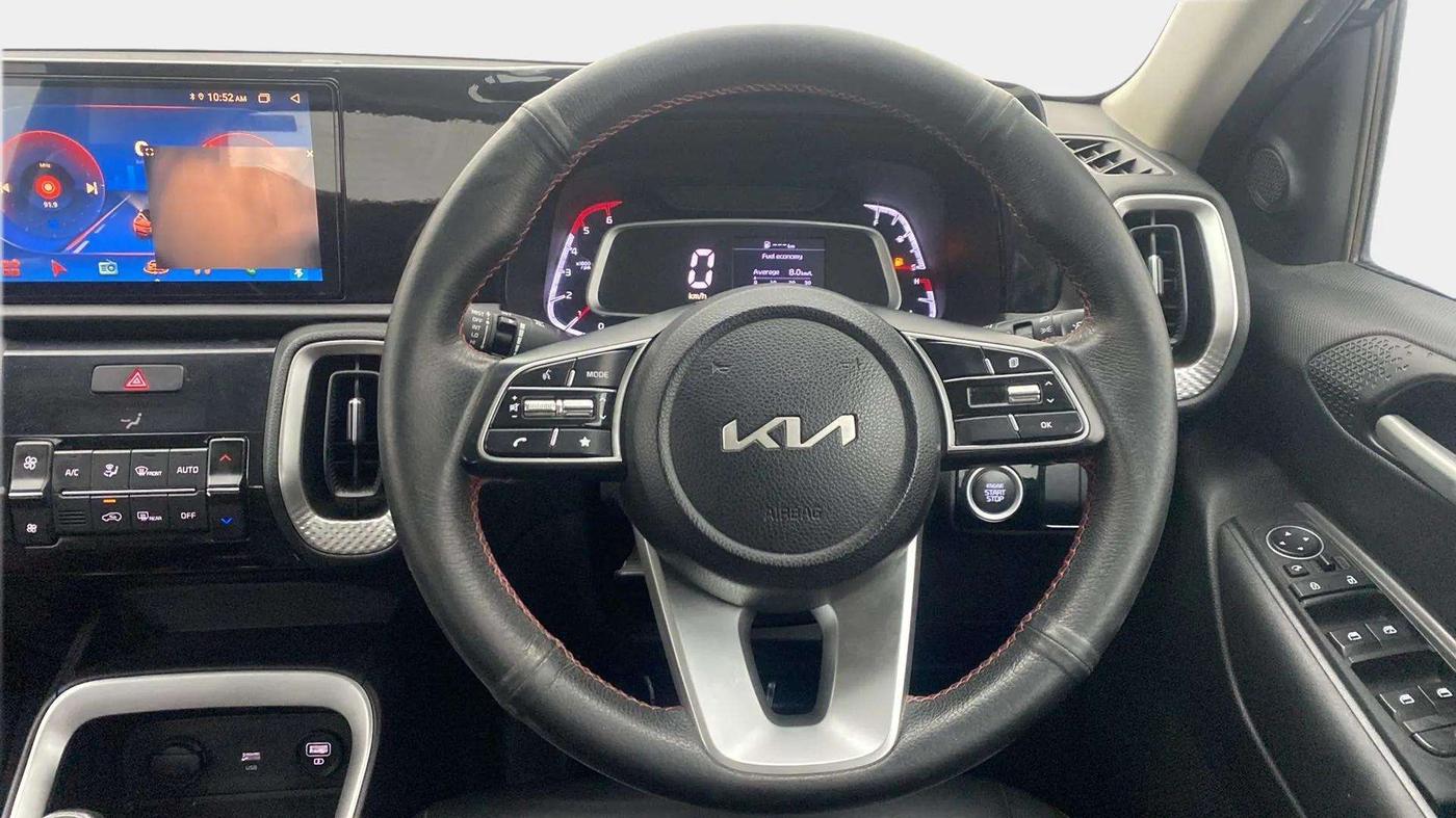 2022 KIA SONET HTK PLUS 1.5, Diesel, Manual, 42,751 km, Steering Wheel Close Up