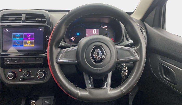 2022 Renault Kwid RXT 1.0 AMT, Petrol, Automatic, 11,094 km, Steering Wheel Close Up