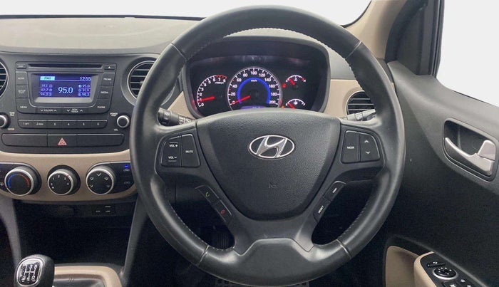 2016 Hyundai Grand i10 ASTA 1.2 KAPPA VTVT, Petrol, Manual, 19,771 km, Steering Wheel Close Up