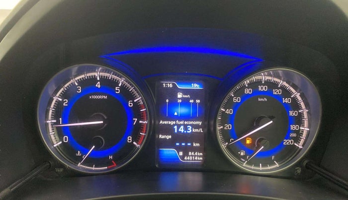 2016 Maruti Baleno ALPHA PETROL 1.2, Petrol, Manual, 44,228 km, Odometer Image