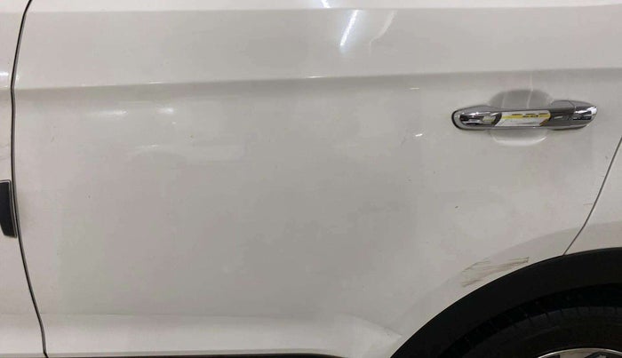 2019 Hyundai Creta SX AT 1.6 PETROL, Petrol, Automatic, 71,396 km, Rear left door - Minor scratches