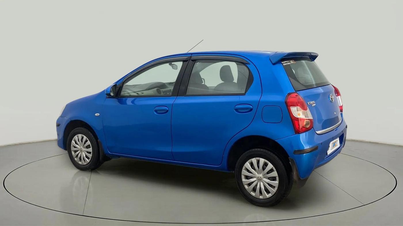 2013 Toyota Etios Liva G, Petrol, Manual, 50,372 km, Left Back Diagonal