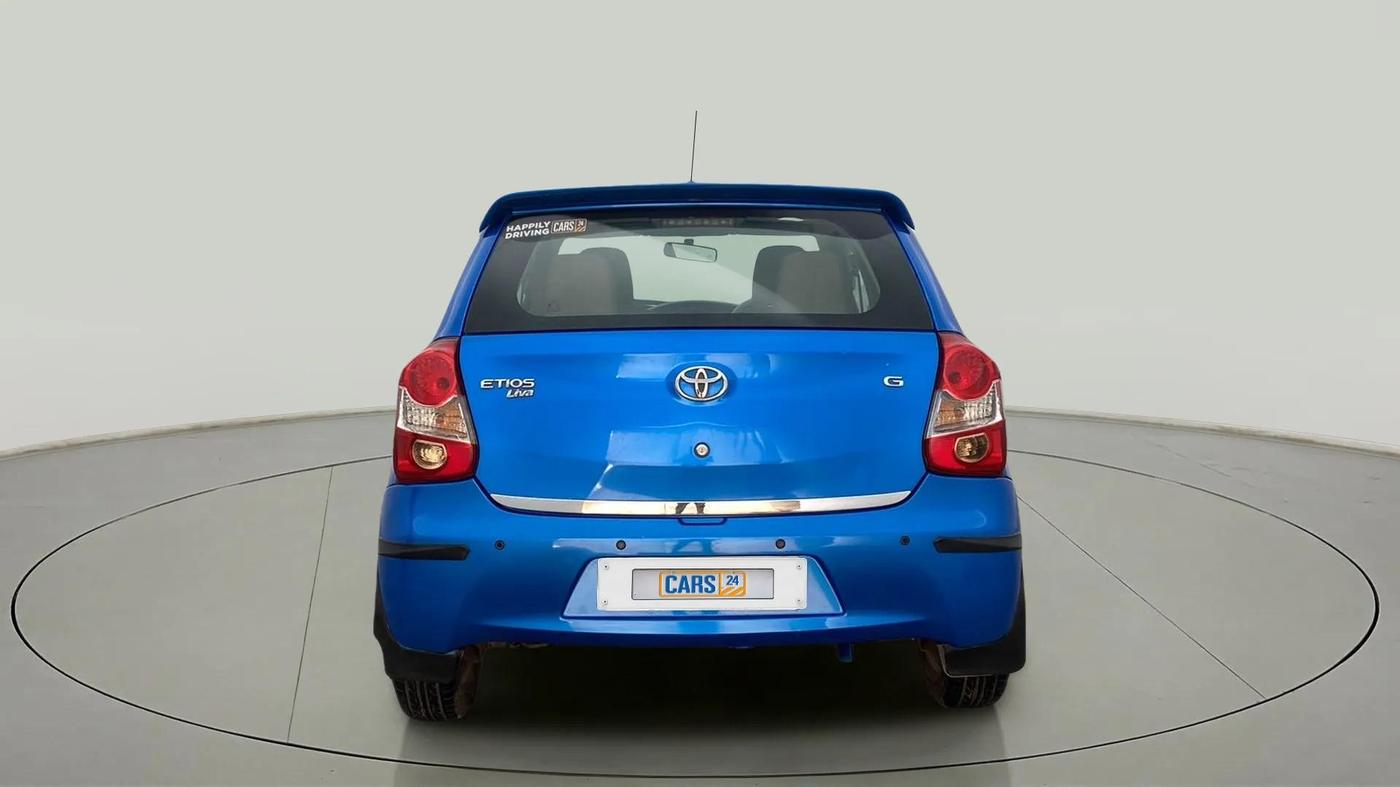 2013 Toyota Etios Liva G, Petrol, Manual, 50,372 km, Back/Rear