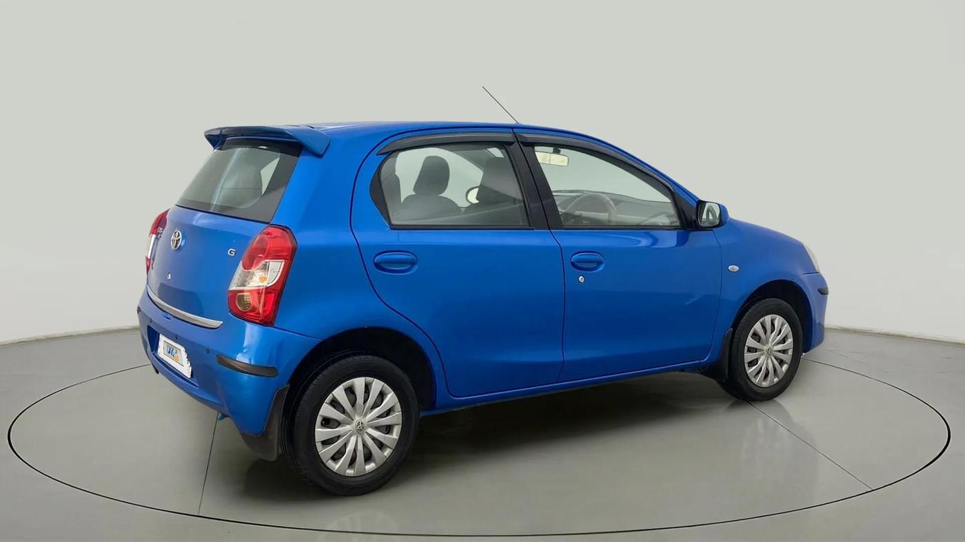 2013 Toyota Etios Liva G, Petrol, Manual, 50,372 km, Right Back Diagonal