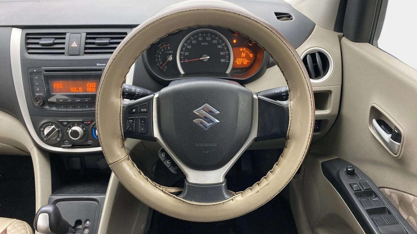 2017 Maruti Celerio ZXI AMT, Petrol, Automatic, 69,820 km, Steering Wheel Close Up