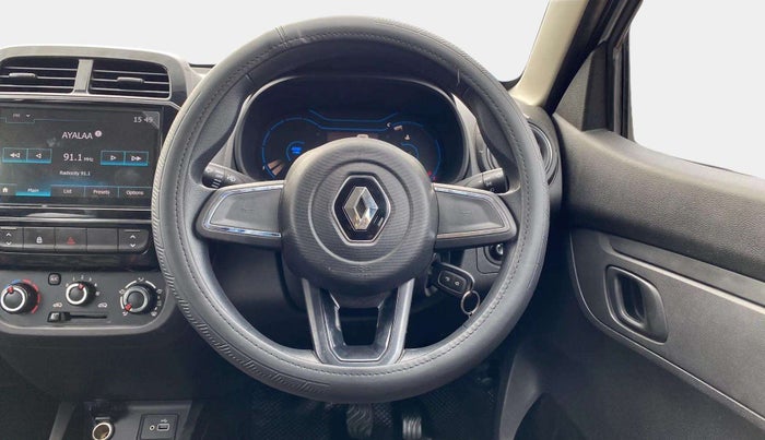 2022 Renault Kwid RXT 1.0 AMT, Petrol, Automatic, 23,448 km, Steering Wheel Close Up