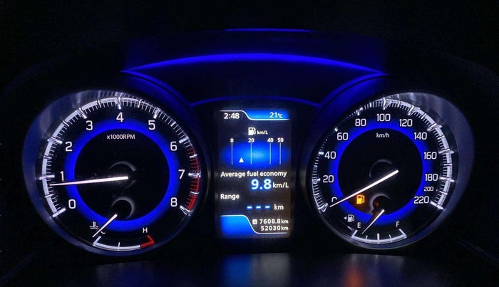 2017 Maruti Baleno ALPHA PETROL 1.2, Petrol, Manual, 52,039 km, Odometer Image