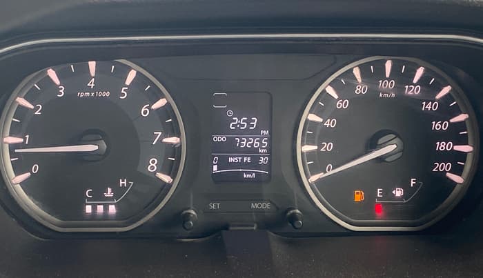 2015 Tata Zest XT PETROL, Petrol, Manual, 73,244 km, Odometer Image