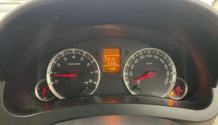 2016 Maruti Swift Dzire VXI (O), Petrol, Manual, 74,309 km, Odometer Image