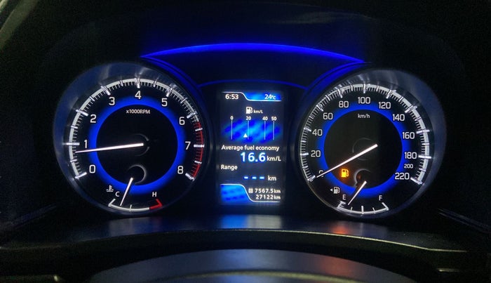 2017 Maruti Baleno ALPHA PETROL 1.2, Petrol, Manual, 27,125 km, Odometer Image