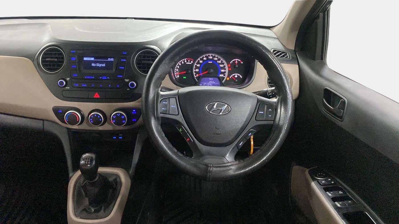2019 Hyundai Grand i10 MAGNA 1.2 KAPPA VTVT CNG, CNG, Manual, 12,345 km, Steering Wheel Close Up