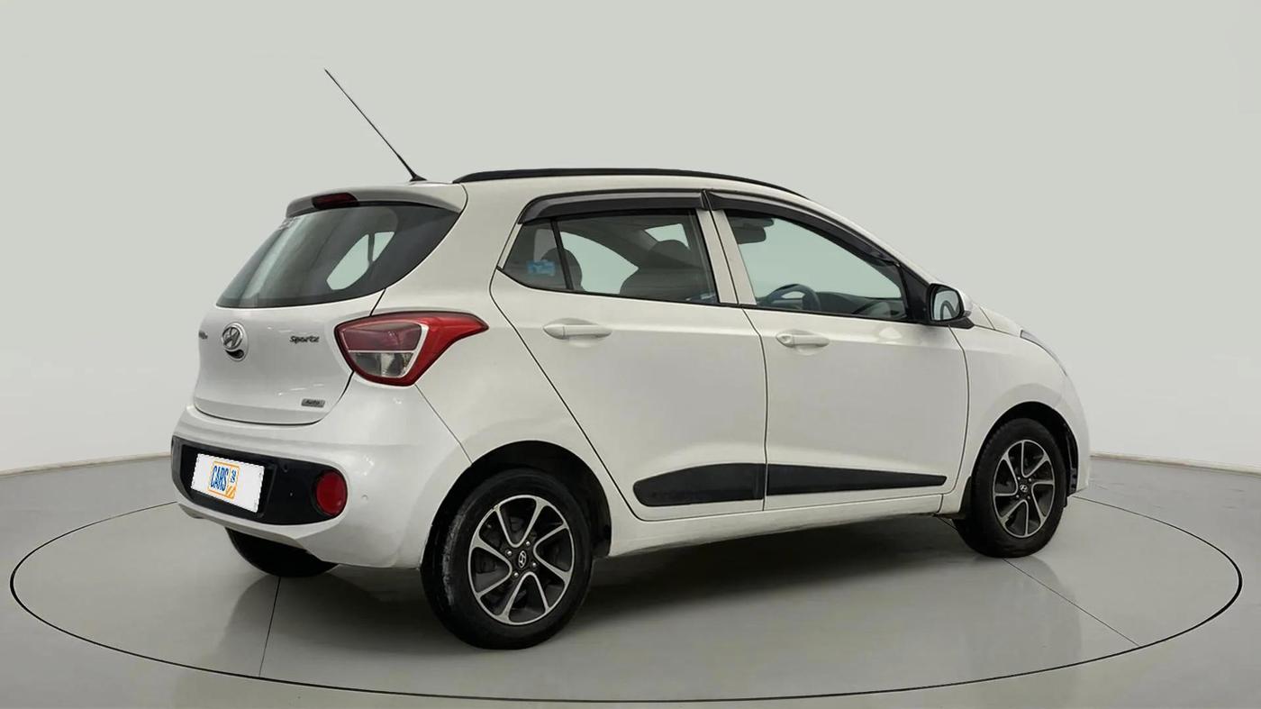 2017 Hyundai Grand i10 SPORTZ (O) AT 1.2 KAPPA VTVT, Petrol, Automatic, 68,276 km, Right Back Diagonal