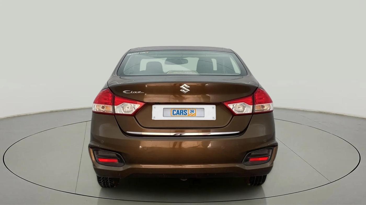 2017 Maruti Ciaz ZXI, Petrol, Manual, 77,478 km, Back/Rear