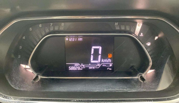 2022 Tata TIGOR XZ PLUS PETROL, Petrol, Manual, 58,785 km, Odometer Image