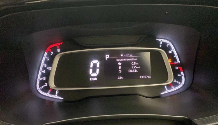 2021 KIA SONET GTX PLUS 1.0 DCT, Petrol, Automatic, 13,186 km, Odometer Image