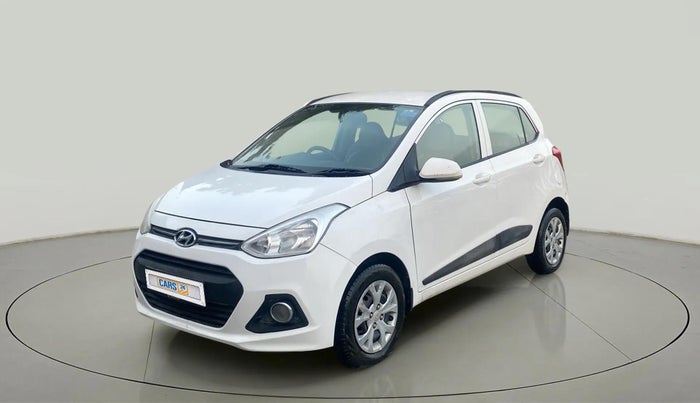 2015 Hyundai Grand i10 SPORTZ 1.2 KAPPA VTVT, Petrol, Manual, 38,512 km, Left Front Diagonal