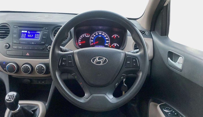 2015 Hyundai Grand i10 SPORTZ 1.2 KAPPA VTVT, Petrol, Manual, 38,512 km, Steering Wheel Close Up