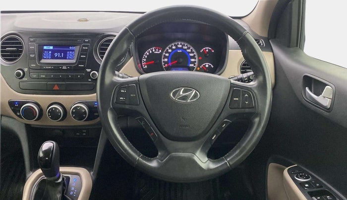 2016 Hyundai Grand i10 ASTA (O) AT 1.2 KAPPA VTVT, Petrol, Automatic, 62,068 km, Steering Wheel Close Up