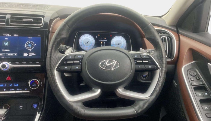 2021 Hyundai ALCAZAR 2.0 SIGNATURE (O) AT 6STR, Petrol, Automatic, 34,435 km, Steering Wheel Close Up