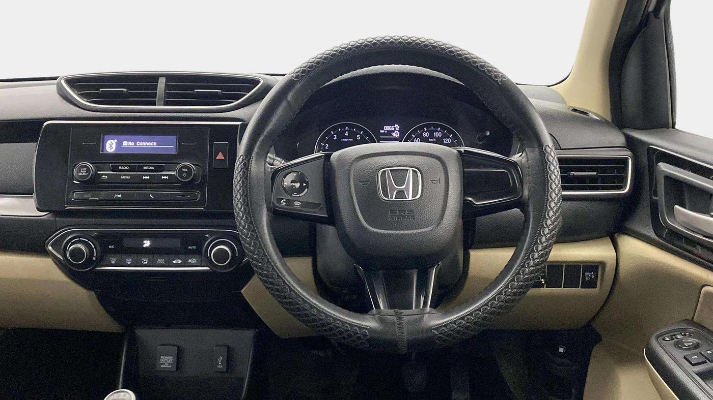 2019 Honda Amaze 1.2L I-VTEC V, CNG, Manual, 86,840 km, Steering Wheel Close Up