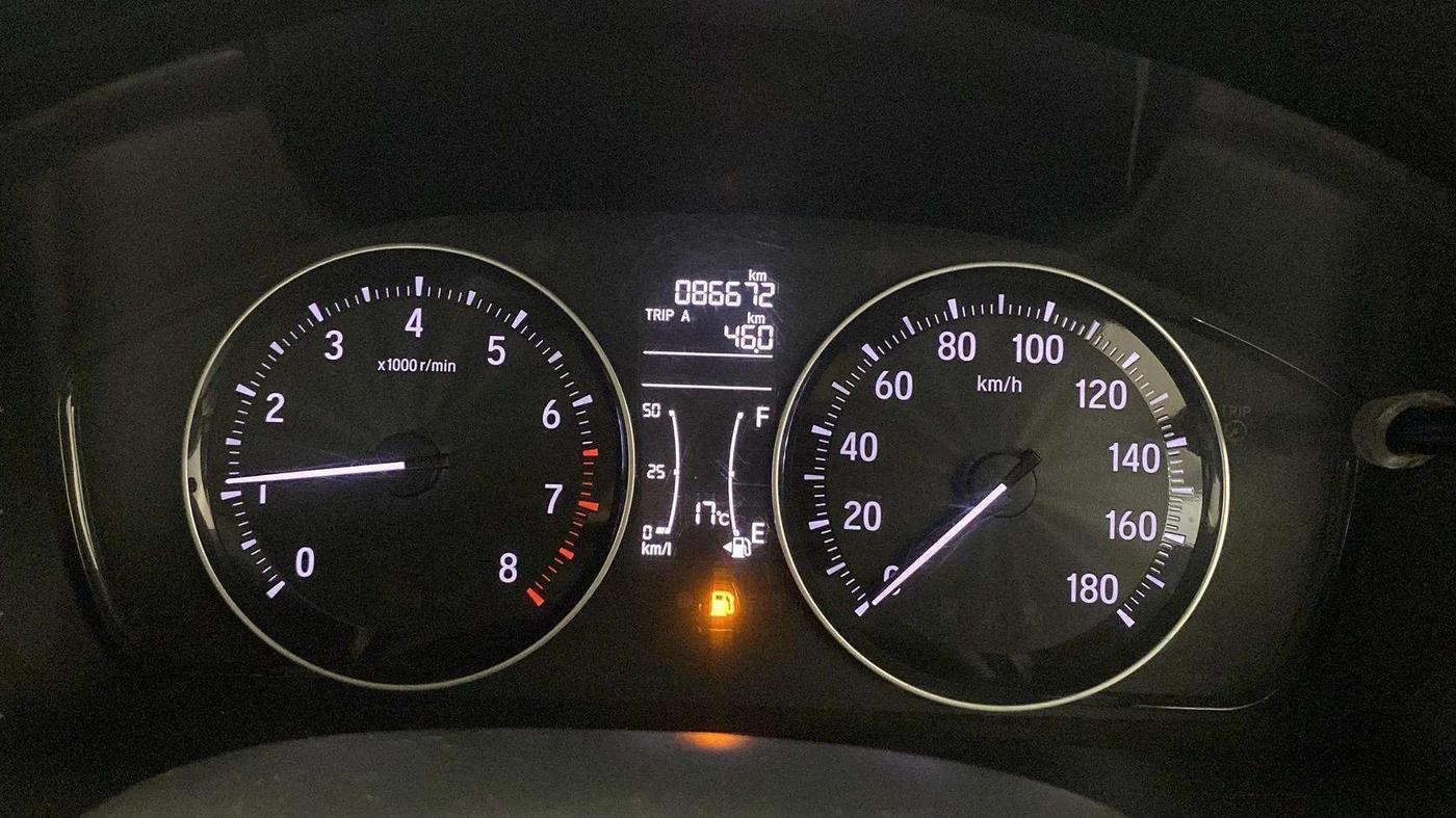 2019 Honda Amaze 1.2L I-VTEC V, CNG, Manual, 86,840 km, Odometer Image
