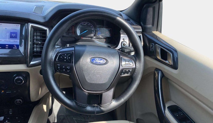 2020 Ford Endeavour TITANIUM PLUS 2.2 4X2 AT SUNROOF, Diesel, Automatic, 91,065 km, Steering Wheel Close Up