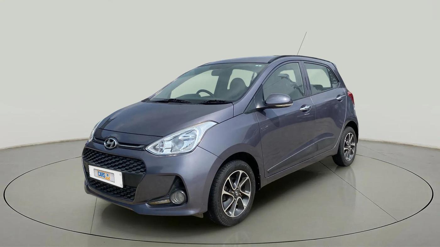 2017 Hyundai Grand i10 ASTA 1.2 KAPPA VTVT, Petrol, Manual, 61,858 km, Left Front Diagonal