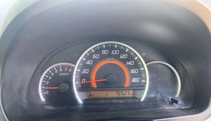 2014 Maruti Wagon R 1.0 VXI, Petrol, Manual, 75,548 km, Odometer Image