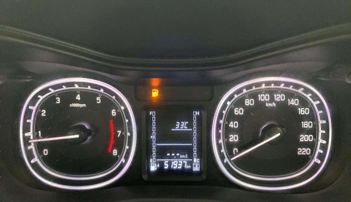 2021 Maruti Vitara Brezza ZXI PLUS, Petrol, Manual, 51,998 km, Odometer Image